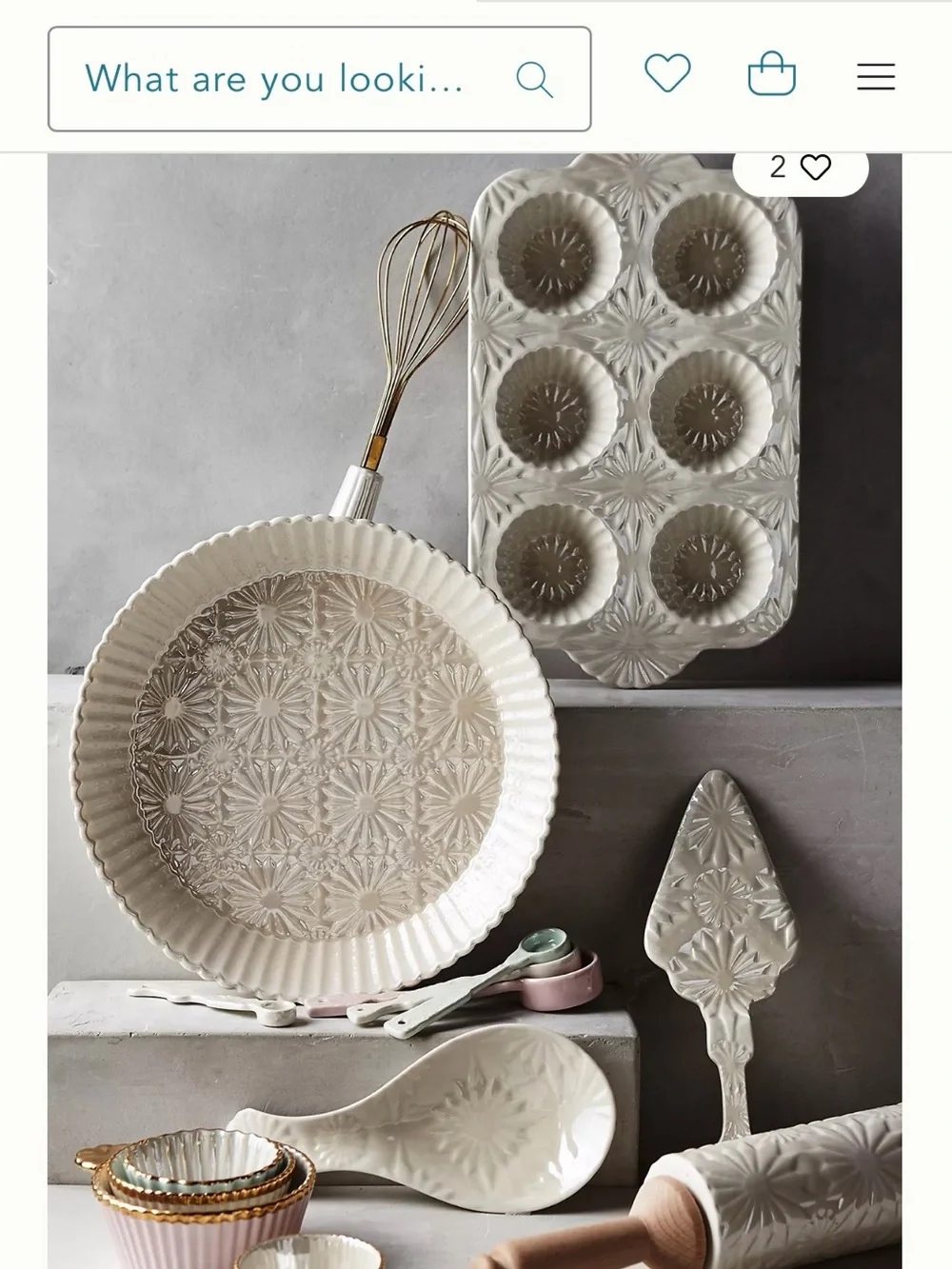 Anthropologie Aurora Pie Dish